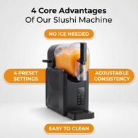Machine Slushie pour usage domestique Fabricant de boissons de jus congelé commercial Machine à Slushy Maker Ice Slush
