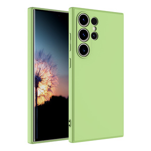 Гибкий прямой ТПУ силиконовый чехол для сотового телефона <span class=keywords><strong>Samsung</strong></span> <span class=keywords><strong>Galaxy</strong></span> S24 S23 Ultra S22 Plus S21 задняя крышка с подушкой из микрофибры - Product Image 1