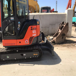 Excavatrice sur chenilles Hitachi EX60-5 d'occasion, équipement de construction avec godet de 0,65 m³, garantie de 6 mois - Product Image 4