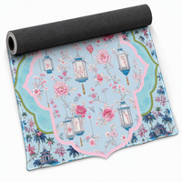 Tapis de table de mahjong imperméable, base en caoutchouc antidérapante, tapis épais pour mahjong, protection de surface pour jeu de tuiles