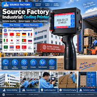 Imprimante jet d'encre portable à un bouton pour l'impression directe en usine de numéros, codes QR, codes-barres, logos et dates d'expiration
