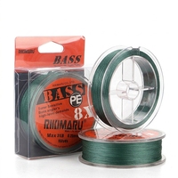 Ligne de pêche tressée RIKIMARU 8X en PE, super sensible, ultra-lisse, pour la pêche au bar en eau douce et en eau salée