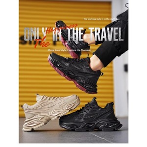 Zapatos Deportivos Casuales de Moda para Hombre, con Suela Gruesa, Transpirables, Ligeros, Antideslizantes y con Cordones - Product Image 6