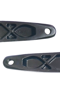 OEM 2025 pièces de vélo en alliage d'aluminium mise à niveau classique manivelle <span class=keywords><strong>creuse</strong></span> fendue gauche droite dent centrale montagne + dent pour droite + - Product Image 4