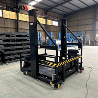 Plateforme de chargement/déchargement mobile hydraulique électrique robuste de 2 tonnes avec certification CE/ISO et bouton d'arrêt d'urgence