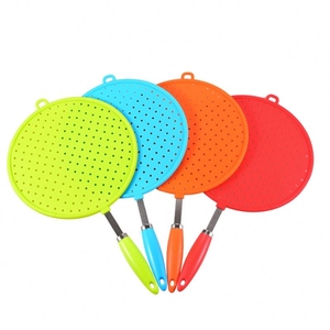 Yongli vòng thép không gỉ với một đường kính 30cm Lọc Rau rửa vợt <span class=keywords><strong>Net</strong></span> dầu giật gân bằng chứng nồi Bìa - Product Image 2