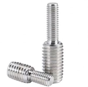 Varillas de Acero al Carbono Negro de Alta Resistencia Grado 8.8, M8 M10 M12 M14 M16, Tornillos de Doble Rosca GB901, Pernos de Varilla - Product Image 1