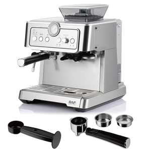 Machine à Café Expresso RAF <span class=keywords><strong>avec</strong></span> Pompe Haute Pression 1350W, Double Cycle de Préparation et Grande Capacité de 2,3 Litres pour Baristas à Domicile - Product Image 2