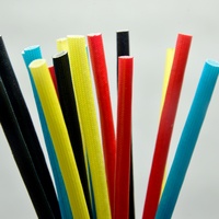Gaine de protection en fibre de verre tressée avec résine acrylique 2740, gaine en fibre de verre enduite de résine acrylique