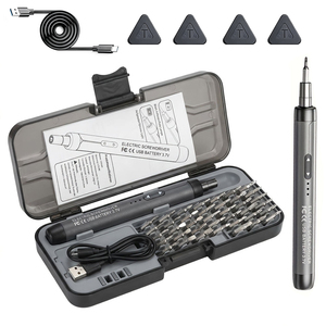 Juego <span class=keywords><strong>de</strong></span> Destornilladores Eléctricos Mini 46 en 1, <span class=keywords><strong>Destornillador</strong></span> Inalámbrico con Luz LED para Manualidades, Juguetes, Gafas, Computadoras Portátiles, Mantenimiento del Hogar - Product Image 1