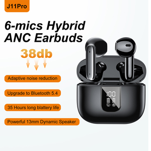 TWS Oordopjes Draadloos met <span class=keywords><strong>Bluetooth</strong></span> V5.4 ANC ENC Semi-In-Ear met LED Digitaal Display 6 Microfoons Waterdicht Powerbank - Product Image 2