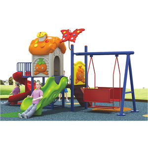 छोटे सस्ते खेल के मैदान के मैदान के बाहर के बच्चे स्विंग स्विंग स्लाइड - Product Image 5
