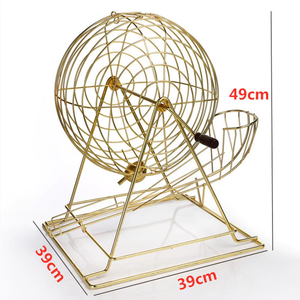 Máquina de <span class=keywords><strong>Bingo</strong></span> Metálica Extra Grande XCL, 200 Bolas, Máquina Manual de Lotería, Marcadores de <span class=keywords><strong>Bingo</strong></span>, Juegos de Mesa - Product Image 4