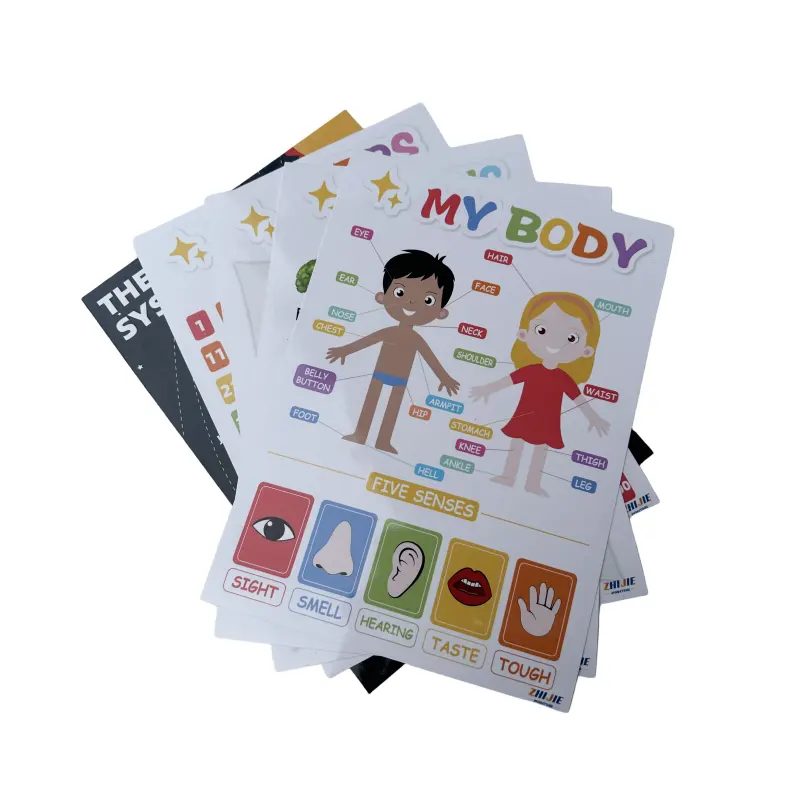 Fabrica póster para colorear personalizado con impresión colorida personalizada de alta calidad para niños en edad preescolar