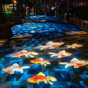 Proyector de luz publicitario con logotipo personalizado para exhibición en el suelo en parques, festivales y eventos festivos - Product Image 1