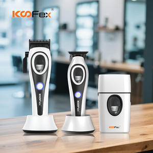 Ensemble de tondeuses à barbe professionnelles KooFex, moteur BLDC externe, haute vitesse, zéro écart, tondeuse à cheveux 3 en 1, kit de rasoir - Product Image 1