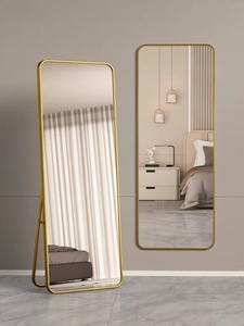 独立式更衣室客厅卧室大墙大金超大长铝全长镜子墙镜 - Product Image 6