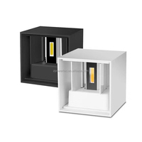 IP65 extérieur monté réglable moderne rond imperméabilisent l'applique murale de LED 6w 12w l'applique murale du cube LED