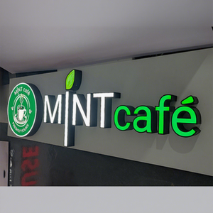 Enseignes murales à Led personnalisées pour porte de café, enseignes de canaux de publicité électrique pour magasin, enseignes à pizza - Product Image 1