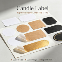 Etiqueta Adhesiva Personalizada para Velas, Cosméticos, Embalaje, Etiqueta Adhesiva Personalizada, Etiqueta con Código QR con su Propio Logotipo