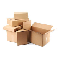 Cajas de Cartón Corrugado Kraft Reciclables con Logotipo Personalizado, Embalaje para Crema de Ojos con Relieve, Carpetas de Envío Móvil Express