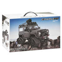 Voiture télécommandée tout-terrain FiveStar 2.4G 4x4 taille réelle 1:12 avec caméra, chargeur et câble USB inclus pour enfants
