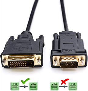 24 + 5 DVI Nam để kép VGA Nữ Adapter Splitter Cáp - Product Image 3