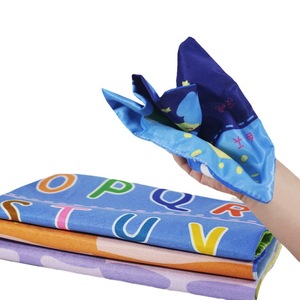 ทอปาร์ค หนังสือผ้าสำหรับเด็ก ของเล่น กล่องกระดาษเช็ดมือแบบนุ่ม 0-12 เดือน ตัวอักษรเพื่อการศึกษา ตัวเลข รูปการ์ตูน สำหรับทุกเพศ - Product Image 5