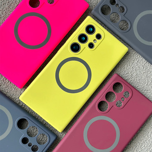 เคส S046 สำหรับ Samsung S21 Ultra แบบเต็มตัว เคสซิลิโคน Android สำหรับ Samsung S25 เคสแม่เหล็กสำหรับ Samsung A15 - Product Image 2