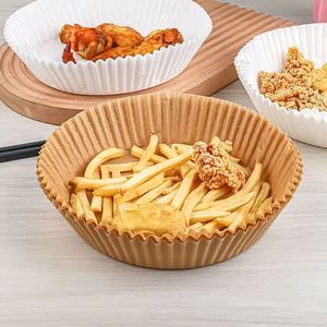 Papier absorbant pour friteuse à air, support en silicone pour papier sulfurisé, résistant à l'huile, qualité alimentaire, pour four et aliments - Product Image 6