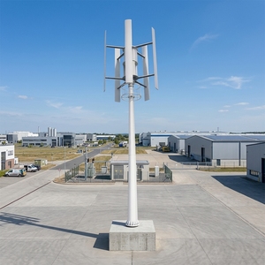 เครื่องกำเนิดไฟฟ้าพลังงานลมแบบตั้งตรง CE Complete Low Start Wind Speed ขนาด 300W 500W 1Kw 2KW 3KW 5KW 10KW 20KW สำหรับบ้านและฟาร์ม - Product Image 3