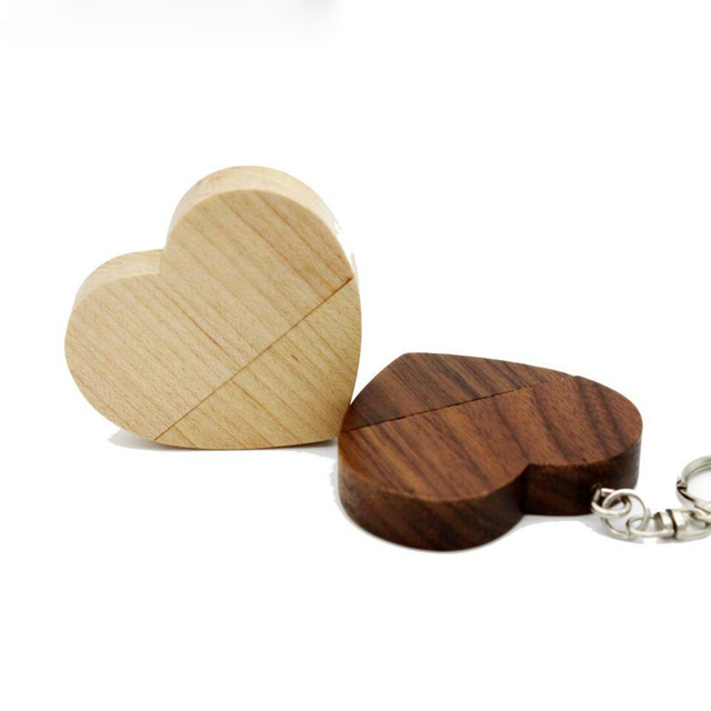 Factory Wholesale New Stock Customized Wooden Box USB 2.0/3.0 High Speed Flash Drive 2GB-32GB