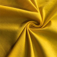 Tissu en maille interlock 49% coton Supima, 48,5% coton biologique, 2,5% élasthanne, marque OEM, certifié GOTS, OEKO-TEX pour vêtements sur mesure