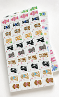 Tuiles de Mahjong classiques américaines Pink Puppy en acrylique multicouche, pour jeux de table et divertissement à quatre joueurs