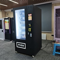 Distributeur automatique d'aliments surgelés avec lecteur de cartes Distributeur combiné de collations à écran tactile de 10.1 pouces pour restauration rapide et boissons réfrigérées
