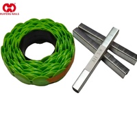 Stinger 3/8" Leg X 3/8" A11 84 STCR5019 Agrafes de couverture galvanisées à tête couronne, emballage carton, agrafes de toiture à anneau, à surface texturée et lisse