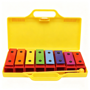 Wholesale Orff Percussion <b>Instrument</b> 8 Notes Portable Rainbow Glockenspiel Xylophone <b>Musical</b> Percussion <b>Instrument</b> for Kids - Product Image 1