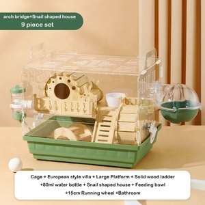 Little Mouse Playground Casa <span class=keywords><strong>de</strong></span> hámster transparente Juguete <span class=keywords><strong>de</strong></span> hámster <span class=keywords><strong>de</strong></span> madera - Product Image 6