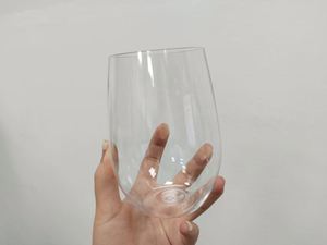 Wholesale Custom Logo Printed 12oz 16oz <b>Clear</b> Shatterproof Party <b>Plastic</b> Stemless <b>Plastic</b> Wine <b>Glass</b> - Product Image 5
