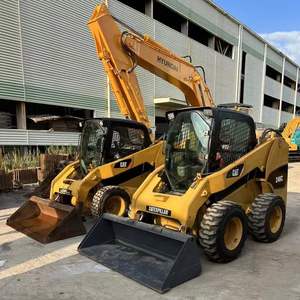Retroexcavadora Caterpillar 246 246C de Segunda Mano, Importada de Japón, Motor de 1 Tonelada, Certificación CE, Modelo 2022, 55 kW - Product Image 1