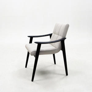 Sillón de Madera con Respaldo y Reposabrazos, Sillón Individual para Sala de Estar, Restaurantes, Dormitorio, Hotel, Balcón, Precio de Fábrica - Product Image 2