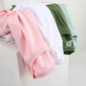 ออกแบบเสื้อยืดวันพีซสไตล์ใหม่ ผ้าคอตตอนเนื้อหนา ปักโลโก้ส่วนตัว พิมพ์ลายเร็ว ทรงหลวมใส่สบาย - Product Image 2