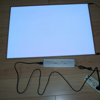 Panel Publicitario Luminoso Personalizado con Retroiluminación Intermitente, Panel Animado El, Lámina Flexible de Luces LED Iluminadas con Retroiluminación