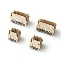 Connecteur de carte vers câble à angle droit en laiton, pas de 2,0 mm, courant 2A, 7P (2-16 broches), simple rangée, anti-erreur, pour SMT