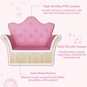 Sofá popular de América del Sur para niños, sofá de princesa con decoración de diamantes, sillón para niños y niñas - Product Image 3