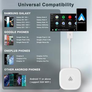 Dongle Android Auto sans fil avec WiFi 5 GHz et commande vocale pour voitures <span class=keywords><strong>Audi</strong></span>/VW - Adaptateur USB Plug & Play - Product Image 6