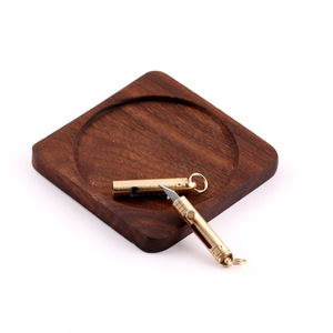 Mini Brass Utility Knife Stainless Steel Blade Keychain Pendant Portable Outdoor Handheld Knife - Product Image 2