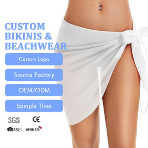 ثوب سباحة نسائي للشاطئ بكيني شفاف غطاء ملابس سباحة لملابس السباحة - Product Image 1