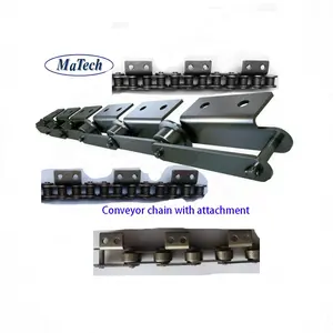 Corrente de transmissão de rolos transportadores de rolamentos flexíveis industriais de fábrica MaTech