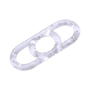 Cigar Rings <b>TPE</b> Delay Penis Ring For Male Pleasure Transparent Black Pink Purple - Product Image 5